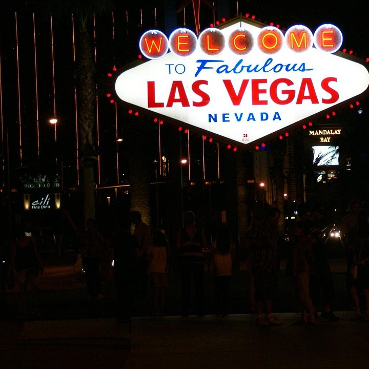 neon casino bokeh